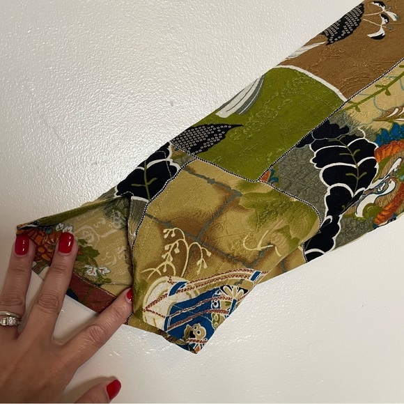 Citron 100% Silk Bird Blouse Size Small - Picture 5 of 8